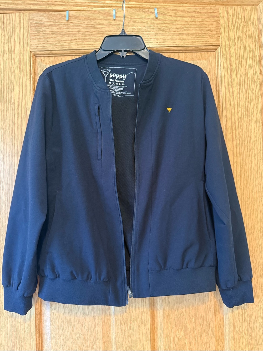 Poppy Navy Blue Scrub Jacket